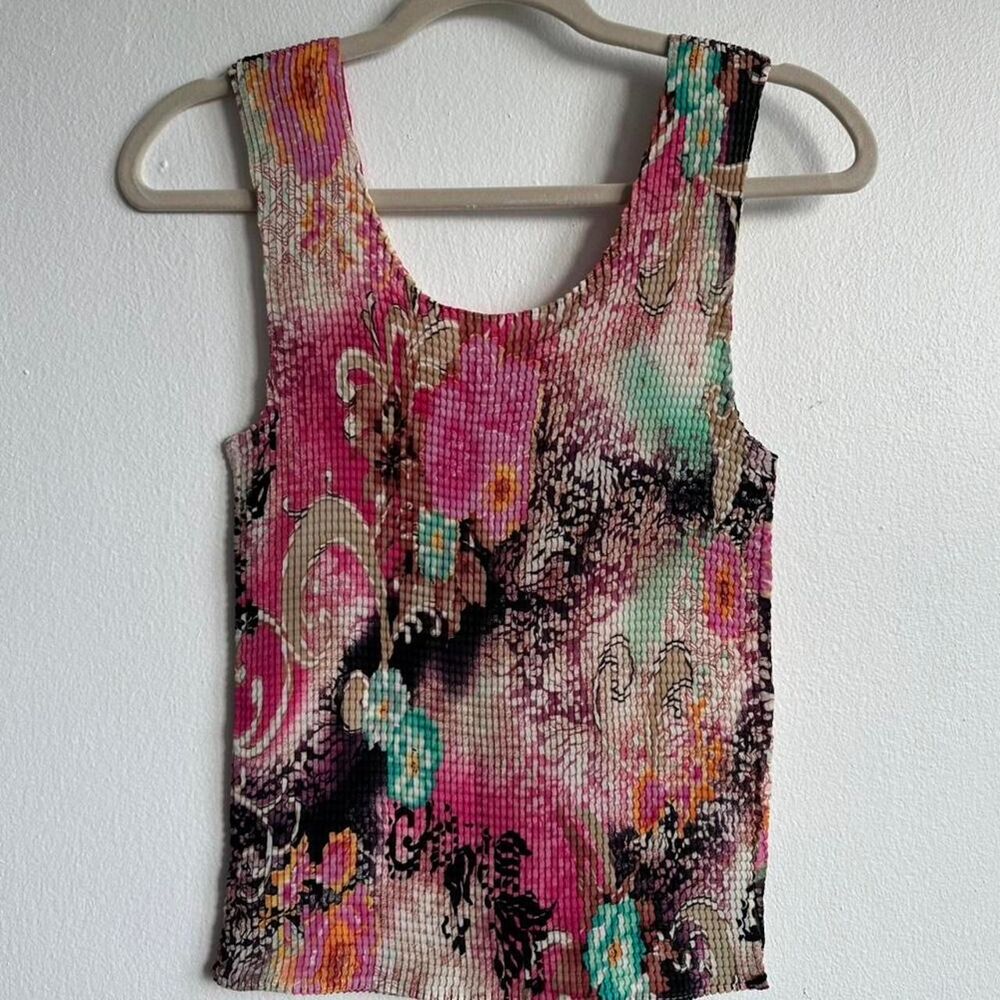 Nicola floral print tank top